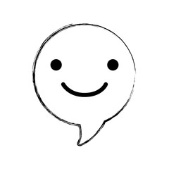 speech bubble kawaii character vector illustration design