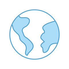 world planet earth icon vector illustration design