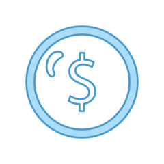 coin money isolated icon vector illustration design