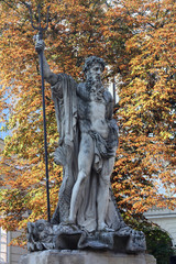 Sculptural figure of  in Lviv.