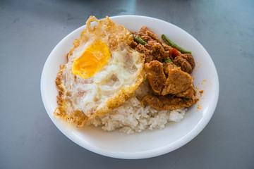 Rice and curry