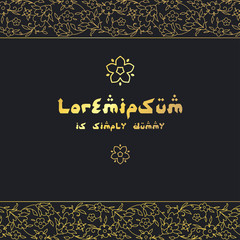 Beautiful vector card