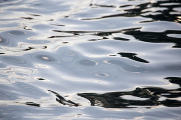 The smooth water in the pool as a background