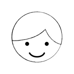 cute little boy character vector illustration design