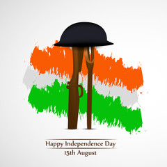 illustration of India Independence Day Background