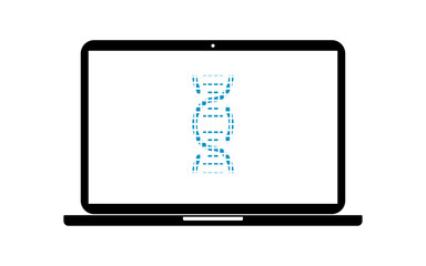 Pixel Icon Laptop - DNA