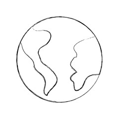 world planet earth icon vector illustration design