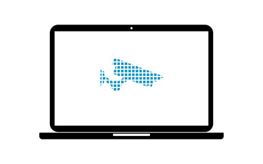 Pixel Icon Laptop - Überwachungskamera