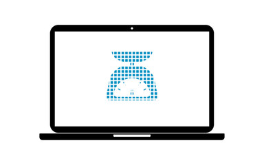 Pixel Icon Laptop - Küchenwaage