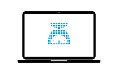 Pixel Icon Laptop - Küchenwaage