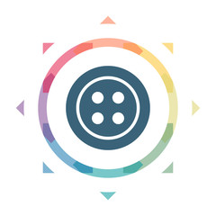 buntes Symbol - Knopf