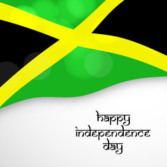 illustration of Jamaica Independence Day background 6th of August