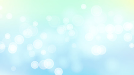 Abstract Summer Sea Nature Background Vector. Blurred Warm Bokeh Background. De Focused Lights.