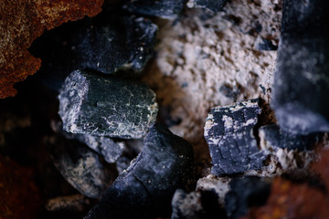 Black charcoal texture