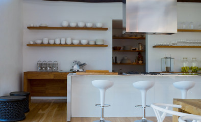 Contemporary Kitchen Design Interior. Luxury kitchen