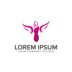 Beauty Fashion logo design concept template