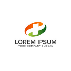 Medical and Pharmaceutical logo. cross logo design concept template