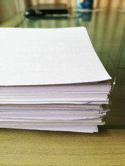 Stack of papers