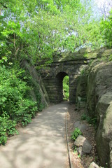 Ramble Stone Arch Central Park, New York City, NY, USA