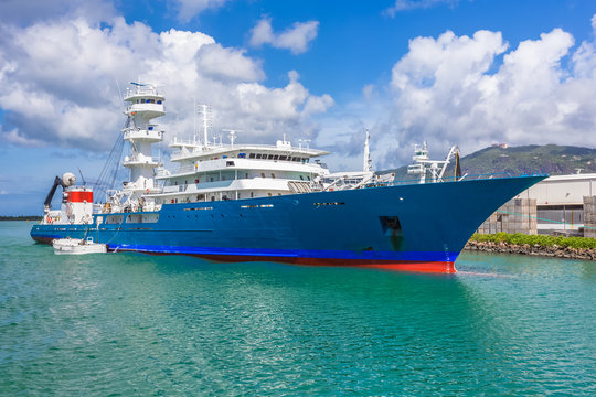  bateau &agrave; Port Victoria, Mah&eacute;, Seychelles