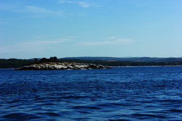 little island near seaside