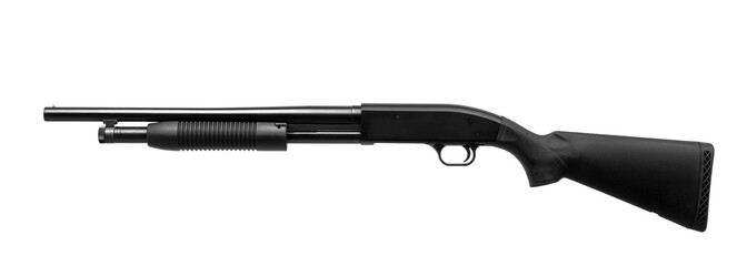 Shotgun isolated on white