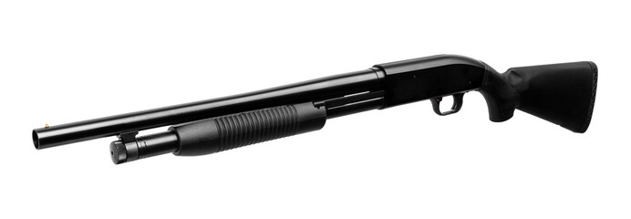 Shotgun isolated on white