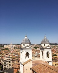 Obraz premium Roma dall'alto panorama