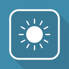 App Button mit Schatten - Sonne