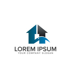 real estate Construction logo design concept template
