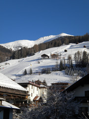Piste de ski sesto Italie sud tyrol, Dolomites
