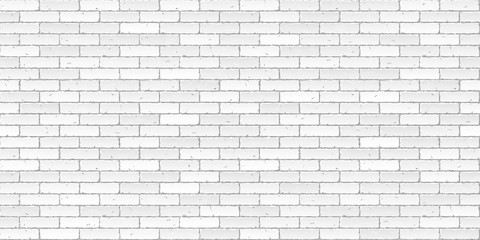Witte bakstenen muur textuur naadloze illustratie