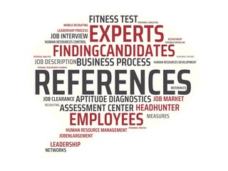 APPLICANT MANAGEMENT - image with words associated with the topic RECRUITING, word, image, illustration