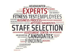 APPLICANT MANAGEMENT - image with words associated with the topic RECRUITING, word, image, illustration