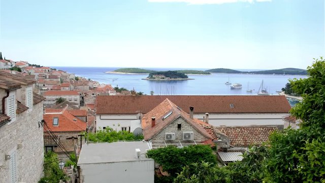 Croatia island Hvar cityscape