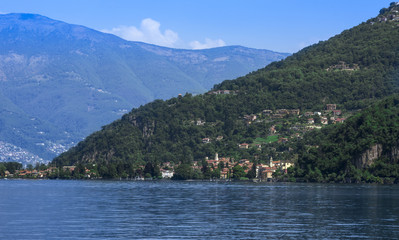 Fototapeta na wymiar Colmigna and Maccagno, Lake Maggiore_Lombardy, Italy