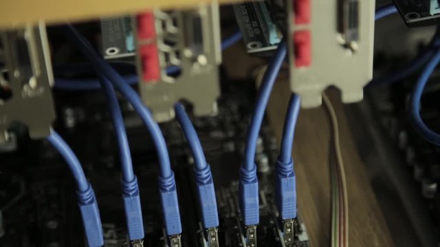 six razer for graphic cards in motherboard for cryptocurrency mining