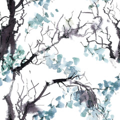 Tree foliage pattern