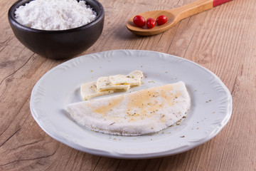 Brazilian Tapioca with butter