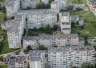 Old suburb in Vilnius