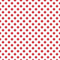 Square red small seamless pattern