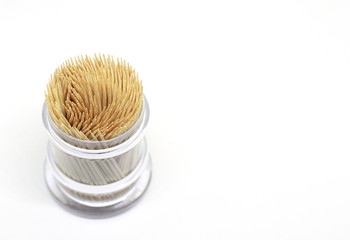 Fototapeta na wymiar Toothpick isolated with white background
