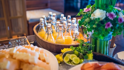 Appetizer Buffet At The Party.