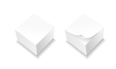 Realistic spiral note paper.