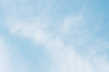 Air clouds in the blue sky.