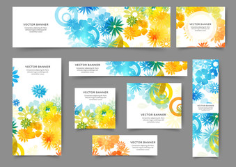 Naklejka premium Web banner templates