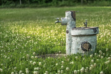 Outdoor Lawn Faucet