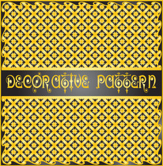 Colorful decorative geometric pattern background