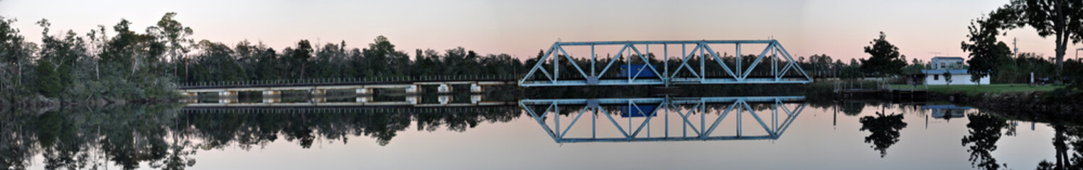 Train Bridge at Sunset (4)
