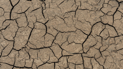 Climate Change ; Cracked Soil Ground